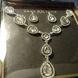 Anne AK Klein necklace & earring set